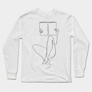 Reading Naked n.2 Long Sleeve T-Shirt